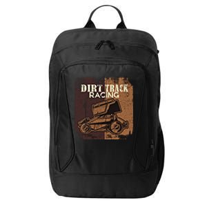 Retro Sprint Car Dirt Track Racing Race Motorsport Fan Gift City Backpack