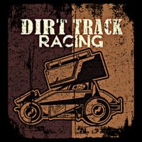 Retro Sprint Car Dirt Track Racing Race Motorsport Fan Gift Backpack