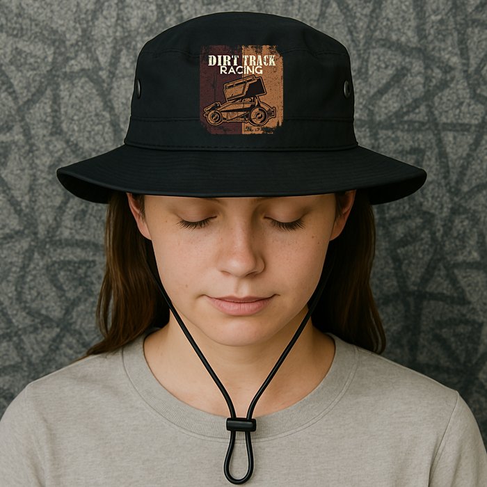 Retro Sprint Car Dirt Track Racing Race Motorsport Fan Gift Bucket Hat