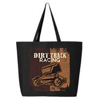 Retro Sprint Car Dirt Track Racing Race Motorsport Fan Gift 25L Jumbo Tote