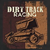 Retro Sprint Car Dirt Track Racing Race Motorsport Fan Gift 25L Jumbo Tote