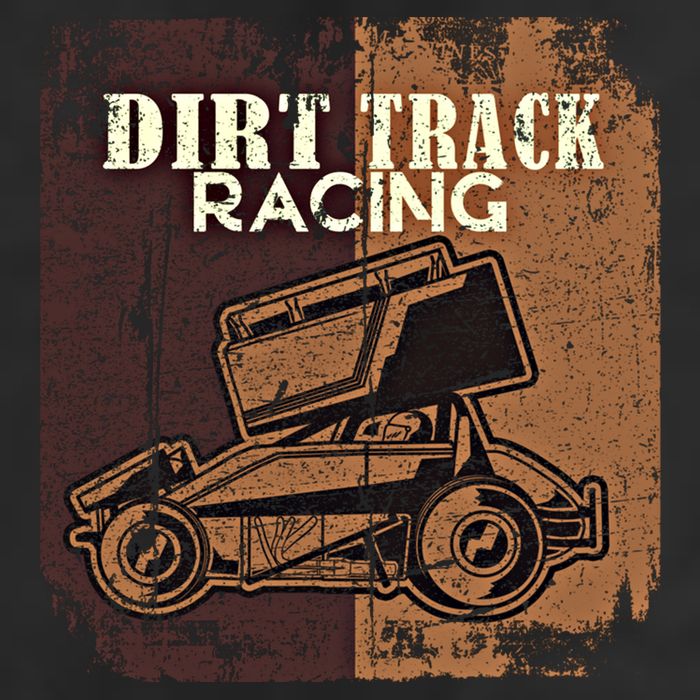 Retro Sprint Car Dirt Track Racing Race Motorsport Fan Gift 25L Jumbo Tote