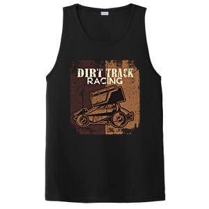 Retro Sprint Car Dirt Track Racing Race Motorsport Fan Gift PosiCharge Competitor Tank