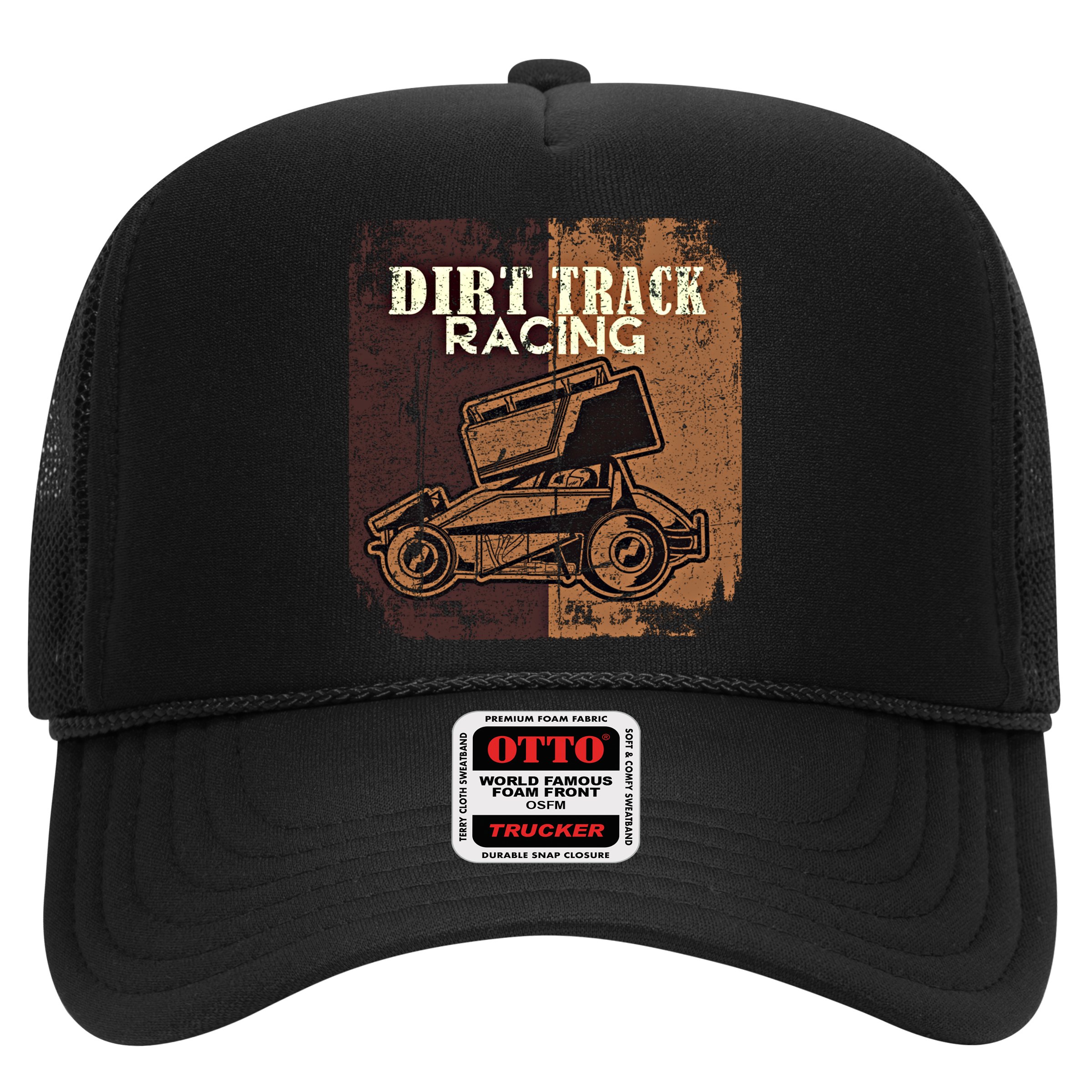 Retro Sprint Car Dirt Track Racing Race Motorsport Fan Gift Hat