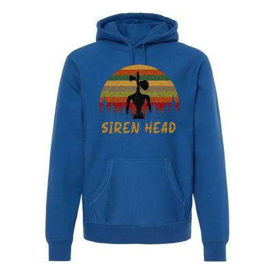 Retro Supernatural Cryptid Siren Head Premium Hoodie