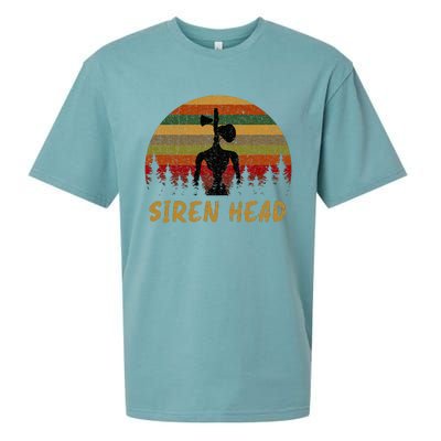 Retro Supernatural Cryptid Siren Head Sueded Cloud Jersey T-Shirt