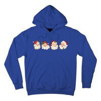 Retro Santa Claus Face Old Christmas Fashioned Xmas Pajama Gift Hoodie