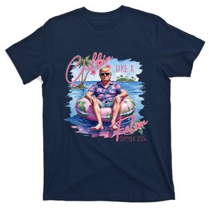 Retro Summer Chillin Like A Felon Trump For President 2024 T-Shirt