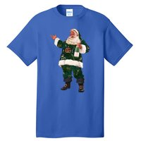 Retro Santa Claus Champagne Christmas Ing Party Xmas Cute Gift Tall T-Shirt