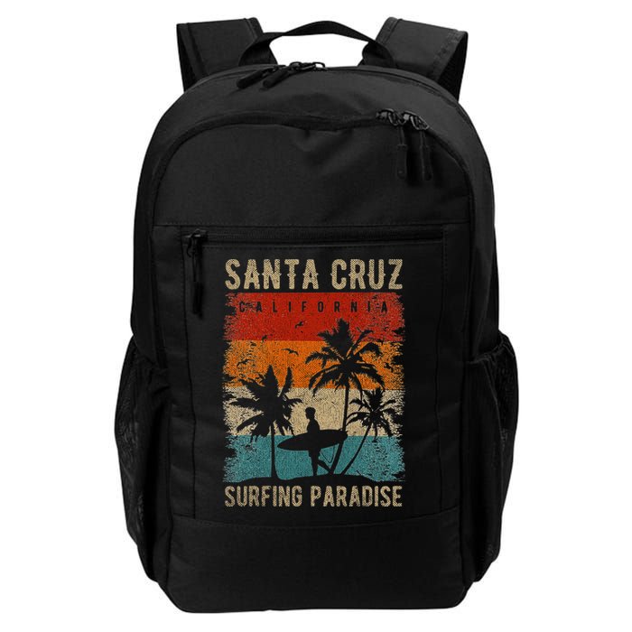 Retro Santa Cruz California Surfing Santa Cruz Backpack