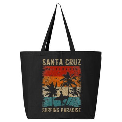 Retro Santa Cruz California Surfing Santa Cruz 25L Jumbo Tote