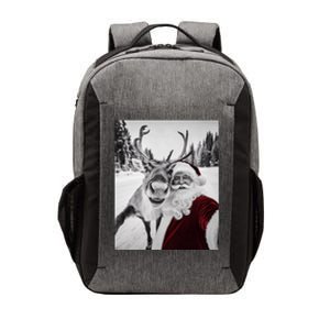 Reindeer Selfie Christmas Party Selfie Funny Reindeer Xmas Vector Backpack