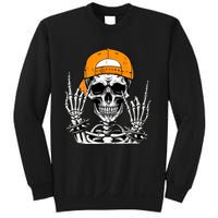 Rock Skeleton Cool Rocker Halloween Sweatshirt