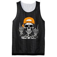 Rock Skeleton Cool Rocker Halloween Mesh Reversible Basketball Jersey Tank