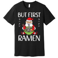 Ra Santa Christmas Manga Japanese Cute Anime Xmas Noodles Premium T-Shirt