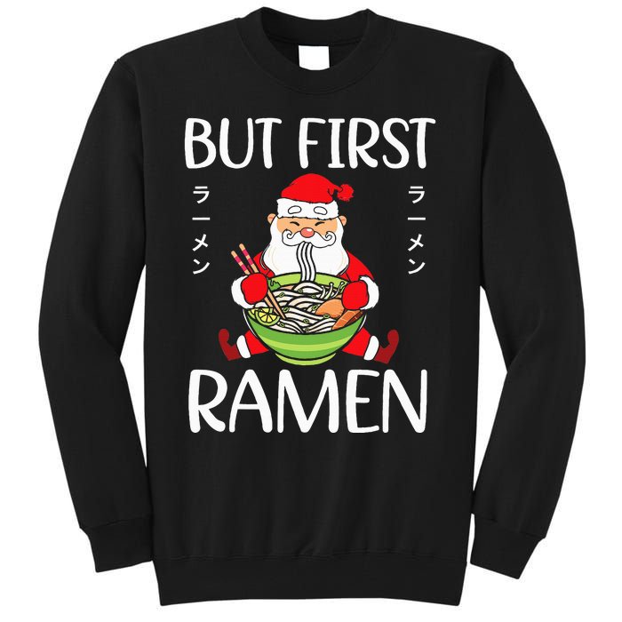 Ra Santa Christmas Manga Japanese Cute Anime Xmas Noodles Tall Sweatshirt