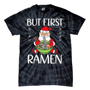 Ra Santa Christmas Manga Japanese Cute Anime Xmas Noodles Tie-Dye T-Shirt