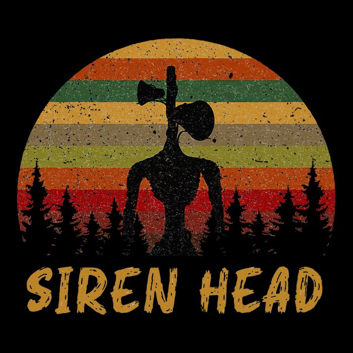 Retro Supernatural Cryptid Siren Head Cooling Performance Crew T-Shirt