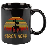 Retro Supernatural Cryptid Siren Head 11oz C Handle Ceramic Mug
