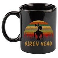 Retro Supernatural Cryptid Siren Head 11oz C Handle Ceramic Mug