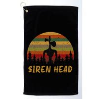 Retro Supernatural Cryptid Siren Head Golf Towel