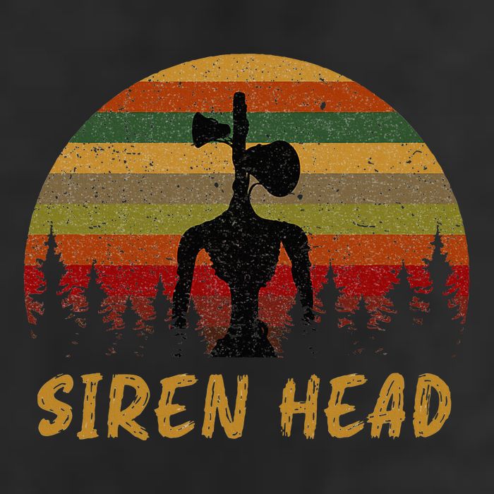Retro Supernatural Cryptid Siren Head Golf Towel