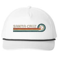 Retro Santa Cruz California Surfing Santa Cruz Snapback Five-Panel Rope Hat