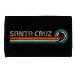 Retro Santa Cruz California Surfing Santa Cruz Microfiber Hand Towel