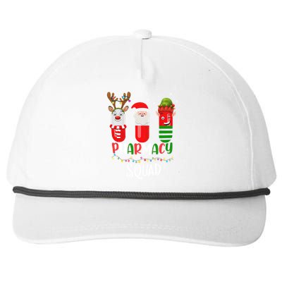 Reindeer Santa Claus Pharmacy Crew Christmas Gift Snapback Five-Panel Rope Hat