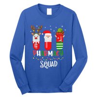 Reindeer Santa Claus Pharmacy Crew Christmas Gift Long Sleeve Shirt