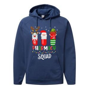 Reindeer Santa Claus Pharmacy Crew Christmas Gift Performance Fleece Hoodie