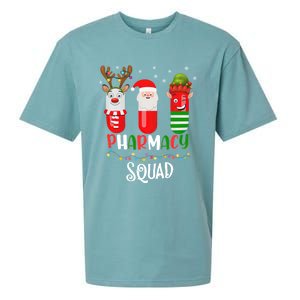 Reindeer Santa Claus Pharmacy Crew Christmas Gift Sueded Cloud Jersey T-Shirt