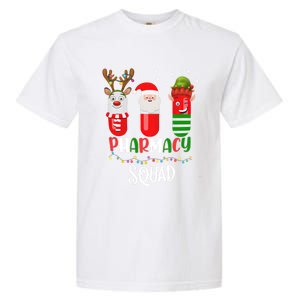 Reindeer Santa Claus Pharmacy Crew Christmas Gift Garment-Dyed Heavyweight T-Shirt