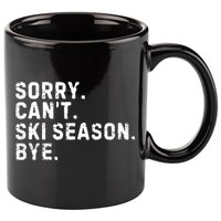 Retro Sorry Can’T Ski Season Bye Funny Skiing Lover Saying Gift 11oz C Handle Ceramic Mug