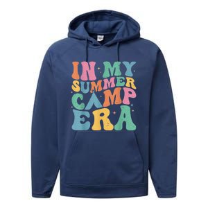 Retro Summer Camper Women Groovy In My Summer Camp Era Performance Fleece Hoodie