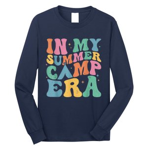 Retro Summer Camper Women Groovy In My Summer Camp Era Long Sleeve Shirt