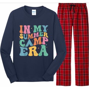 Retro Summer Camper Women Groovy In My Summer Camp Era Long Sleeve Pajama Set