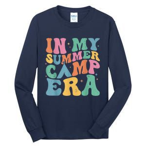 Retro Summer Camper Women Groovy In My Summer Camp Era Tall Long Sleeve T-Shirt