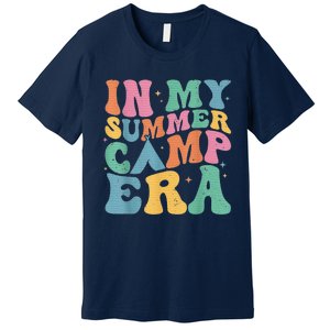 Retro Summer Camper Women Groovy In My Summer Camp Era Premium T-Shirt