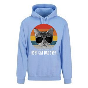 Retro Style Cagift Best Cat Dad Ever Funny Gift Unisex Surf Hoodie