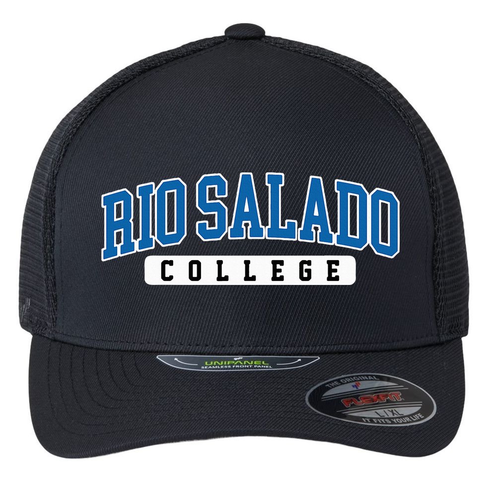 Rio Salado College Arch Vintage Design Flexfit Unipanel Trucker Cap