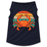 Retro Seafood Crab Lover Crabbing Sea Animal Crab Doggie Tank