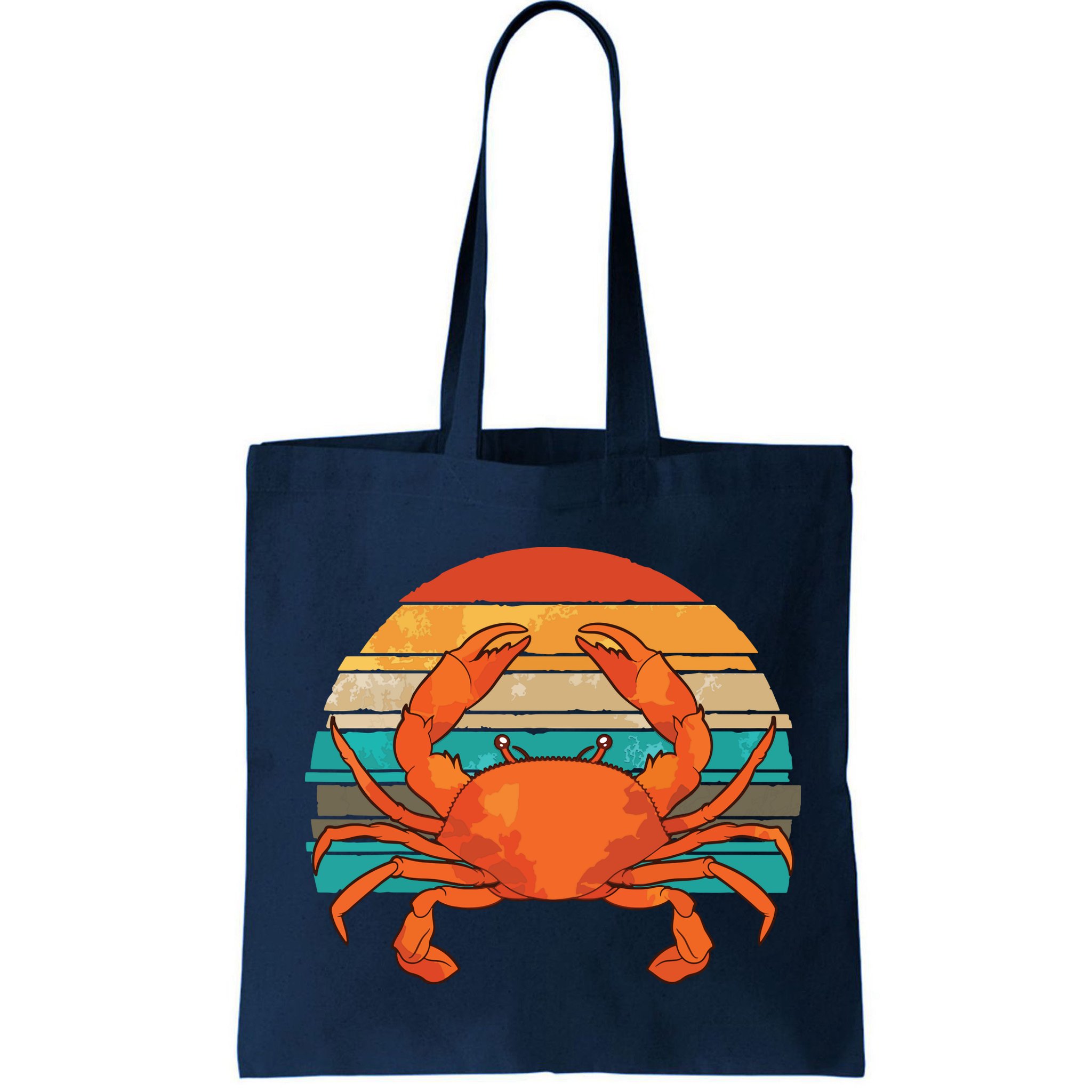 Retro Seafood Crab Lover Crabbing Sea Animal Crab Bag