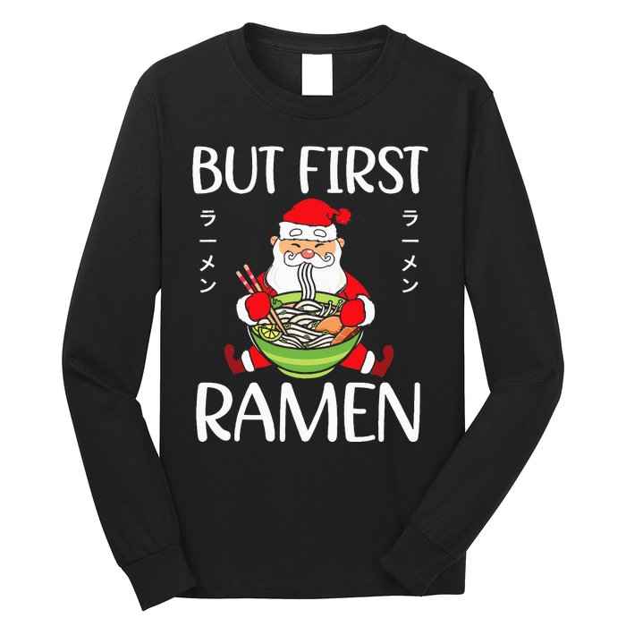 Ra Santa Christmas Manga Japanese Cute Anime Xmas Noodles Long Sleeve Shirt