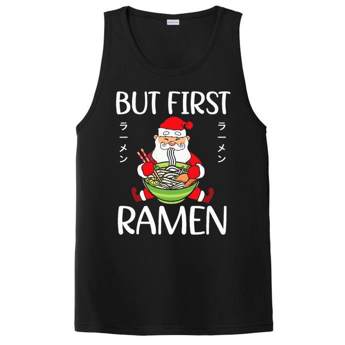 Ra Santa Christmas Manga Japanese Cute Anime Xmas Noodles PosiCharge Competitor Tank