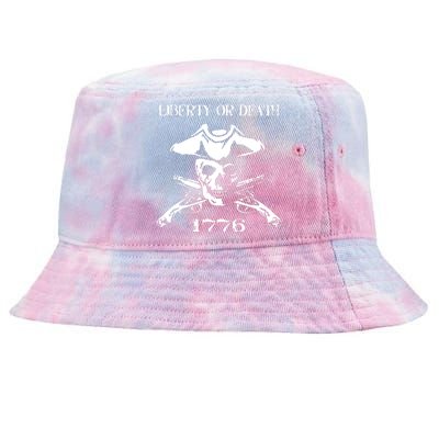 Revolutionary Skull Crossbones Flintlock Cool Tie-Dyed Bucket Hat