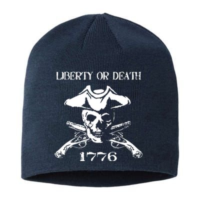 Revolutionary Skull Crossbones Flintlock Cool Sustainable Beanie