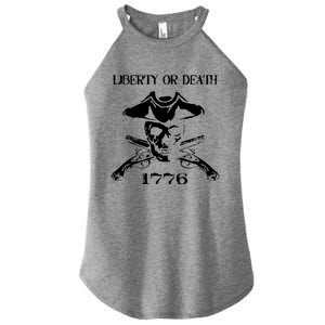 Revolutionary Skull Crossbones Flintlock Cool Women's Perfect Tri Rocker Tank