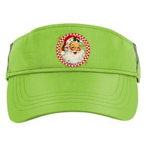 Retro Santa Claus Christmas Festive Cute Adult Drive Performance Visor