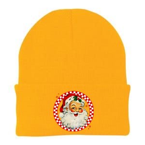 Retro Santa Claus Christmas Festive Cute Knit Cap Winter Beanie